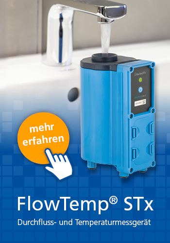 Durchfluss- und Temperaturmessgerät FlowTemp STx 